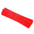 thumbnail image 2 of Ensemble de Décoration de Rayons de Roue Rouges 72 Pcs Manchon de Décoration de Rayons de Roue Bicyclette Motocyclette Ensemble de Rayons Colorés, 2 of 6