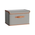 thumbnail image 2 of PRETXORVE Thickened and Large Capacity Zippered Non-woven Home Storage for Convenient Organization Of Quilts, 2 of 9