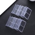 thumbnail image 4 of 6pcs Clear Color Acrylic Aquarium Fish Tank Glass Cover Clip Support Holder 6mm, 4 of 6