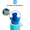 thumbnail image 4 of Bouteille d'Eau de Sport en TPU, Pliable, Étanche, Hydratation, Réutilisable, pour Course, Randonnée, Cyclisme, Gym, Extérieur, Design Pliable Portable, Sans BPA, 4 of 6