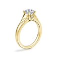 thumbnail image 3 of 1.05 Carat Excellent Round Shape Genuine Diamond Latest Design Solitaire Engagement Ring for Ladies Solid 18K Yellow Gold Size 7.5, 3 of 8