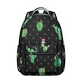 thumbnail image 1 of Boho Cactus Students Backpack Southwestern Succulent and Watercolor Desert Style Design Retro Minimalist Botanical School Bag, 1 of 6