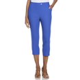 thumbnail image 1 of Rafaella Women's Extended Tab Capri Pants with Pockets, 1 of 5