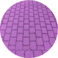 thumbnail image 1 of Ahgly Company Tapis Rond Lavable en Machine Intérieur Transitionnel Heliotrope Violet, 6 Pieds Rond, 1 of 7