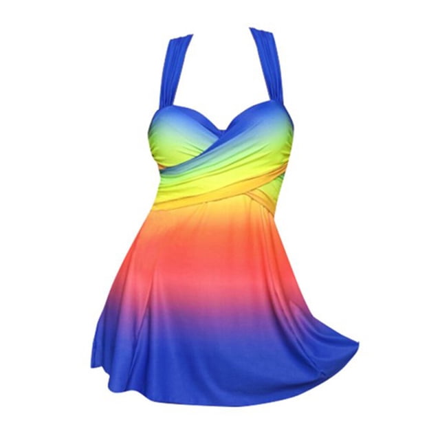 facefd Women Women Back Tankini Two Pieces Push Up Swimsuit Bathing Suit Figure 4 M