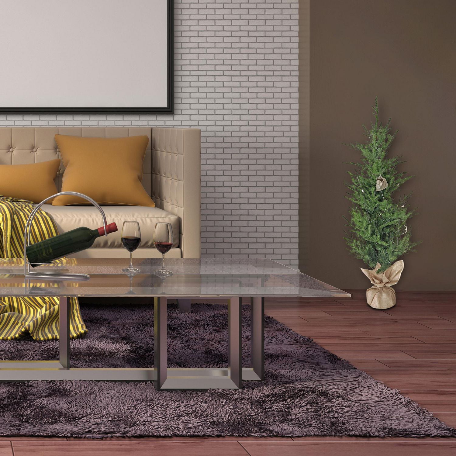60" Aspen Christmas Tree With Light