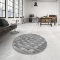 thumbnail image 4 of Ahgly Company Tapis d'Intérieur Lavable en Machine Carré Gris Foncé, 3 Pieds Carré, 4 of 7