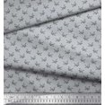 thumbnail image 2 of Soimoi Silk Fabric Paper Craft Bird Small Fabric Prints by Yard 42 Inch Wide, 2 of 3