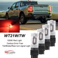 thumbnail image 3 of 4x for 2021+ for Ford Maverick Bronco F150 WT21W/7W LED Brake Light Tail Light Bulbs -, 3 of 4