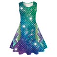 thumbnail image 1 of HAJGJP Robe d'Été pour Fille Robe d'Été Sans Manches pour Filles pour Usage Quotidien et Fêtes Rose Pâle, 4-5 Ans, 1 of 2