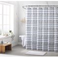 thumbnail image 1 of 1 rideau de douche en tissu rayé., 1 of 2