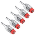 thumbnail image 2 of 5pcs Stainless Steel Copper Cap Automatic Pig Nipple Drinker Waterer Red Cap Long Rod, 2 of 9