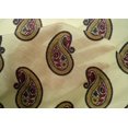thumbnail image 4 of oneOone Cotton Silk Fabric Paisley Block Print Fabric BTY 42 Inch Wide, 4 of 4