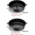 thumbnail image 3 of Electric Grill Indoor Hot Pot - Smokeless Korean BBQ with Non-Stick Pan. Multifunctional Hot Pot Shabu Shabu Pot with Divider. Dual Temperature Control, 3 of 8