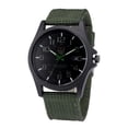 thumbnail image 1 of Mens Date Stainless Steel Military Sports Analog Quartz Wrist Watch, 1 of 9