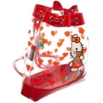 thumbnail image 4 of Hello Kitty Clear Drawstring Backpack, 4 of 4