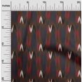 thumbnail image 1 of oneOone Cotton Flex Fabric Arrow Ikat Printed Craft Fabric BTY 40 Inch Wide, 1 of 4