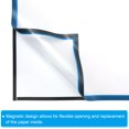 thumbnail image 3 of Unique Bargains 12"x17" Magnetic Display Frame A3 Adhesive Magnetic Sign Holder Blue 5 Pack, 3 of 6