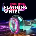 thumbnail image 5 of Hoverboard Bluetooth pour Enfants, Trottinette Auto-Équilibrée Couleur Araignée et Couleur Chrome avec Haut-Parleur Sans Fil Intégré et Roues Lumineuses, 5 of 5
