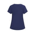 thumbnail image 5 of RXMEKW Haut de Sarrau à Col en V pour Femmes Uniforme Médical à Manches Courtes Motif Imprimé, 5 of 5