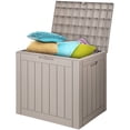 thumbnail image 1 of VEVOR Outdoor Storage Box Resin Deck Box 31 Gallon Patio Waterproof Organizer, 1 of 9