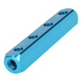 thumbnail image 1 of Beduan 1/4" 4 Way 7 Port Aluminum Air Hose Inline Manifold Block Splitter, Pneumatic Air Compressor Manifold Fitting, 1 of 4