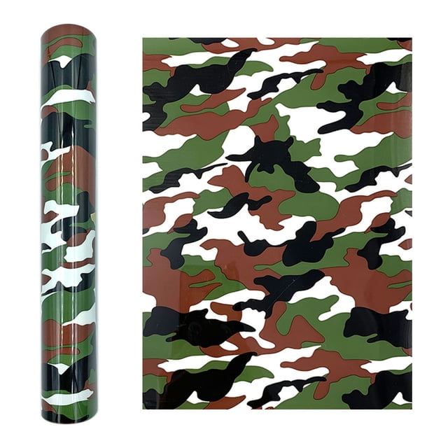 Camouflage Heat Transfer Film Heat Transfer Vinyl Clothing DIY Printing