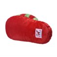 thumbnail image 5 of Dog Toy Pet Puppy Chew Squeaky Squeaker Sound Plush Slipper Shape RD+GN, 5 of 5