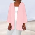 thumbnail image 1 of Mefallenssiah Cardigans pour Femmes Été Automne Couleur Unie Cardigan Manches Longues Blouse Décontractée Ample, 1 of 1