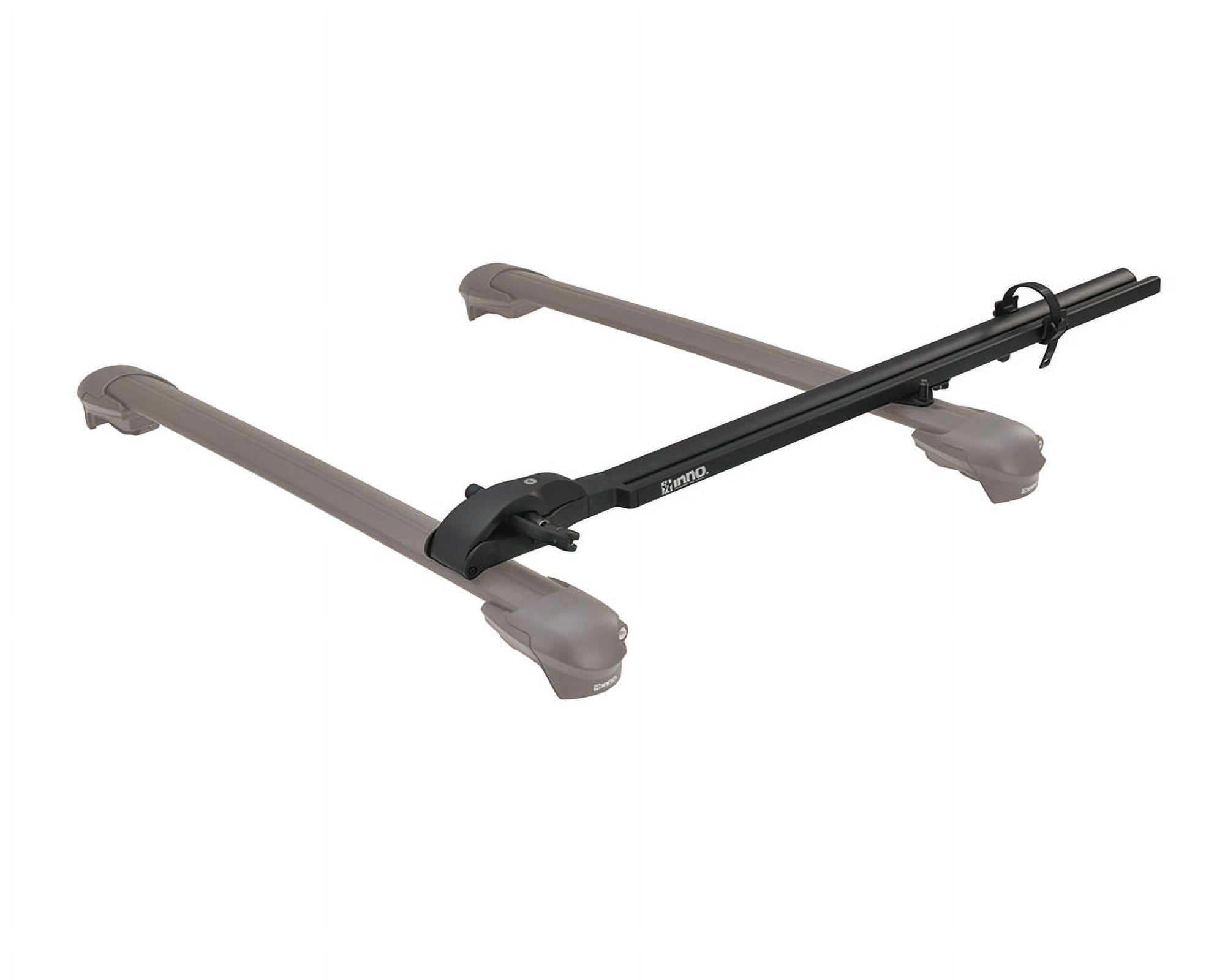 INNO Racks XA391 Bike Rack  Roof Rack T-SLOT Aero Base Cross Bar Mount; Holds 1 Bike; 50 Pound Weight Capacity; Fork Mount; With Lock; Black; With Quick Release Handle