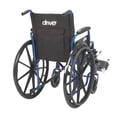 thumbnail image 4 of Fauteuil Roulant Blue Streak avec Accoudoirs Rabattables, Repose-Pieds Surélevés, Siège 20 Pouces", 4 of 5