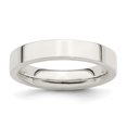 thumbnail image 1 of Bague Anneau en Argent Sterling 925 4 mm Ajustement Confortable Plat Taille 13, 1 of 2