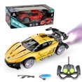 thumbnail image 4 of Remote Control Car Yellow With Water Spray Feature High Speed Drifting 1 16 Scale For Children Age 4 12 Rechargeable Battery Indoor Outdoor Toy Size 8 7X4 5X2 4 Inches Yellow, 4 of 6