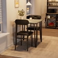 thumbnail image 2 of PIONEERWORKS 2025 New Dining Table Set for 2, 3 Piece Kitchen Table with 2 Upholstered Chairs for Kitchen Room and Small Spaces, 2 of 10