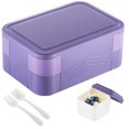 thumbnail image 4 of Bento Box Adult Lunch Box with Compartments for Women and Men Set Of Utensil and Dip Container Cute s Bento Lunch Box Microwavable, 4 of 6