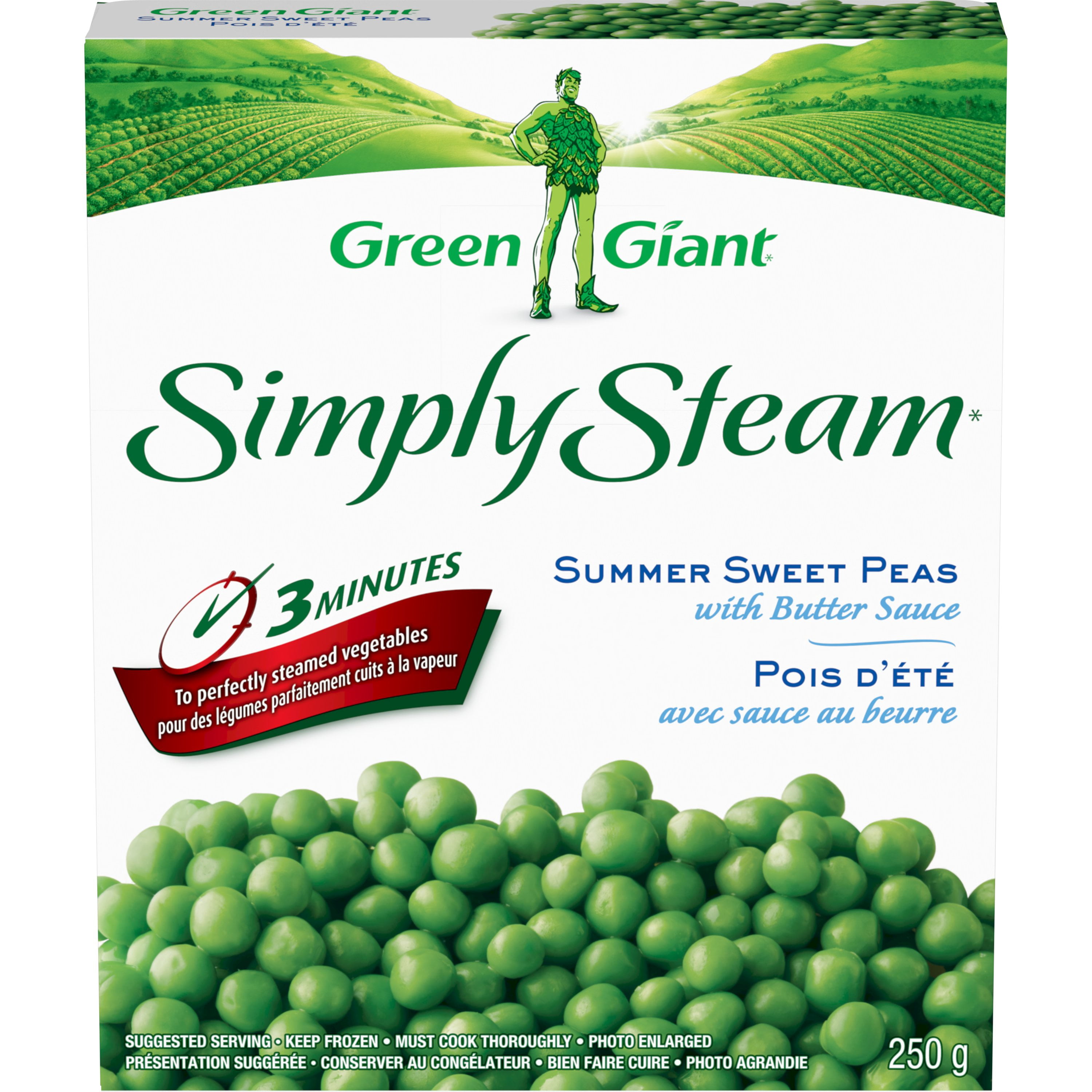 Choux de Bruxelles avec sauce au beurre Géant Vert Simply Steam* 250 g