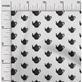 thumbnail image 2 of oneOone Velvet White Fabric Tea Kettle Sewing Craft Projects Fabric Prints By Yard 58 Inch Wide-X1, 2 of 4