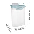thumbnail image 2 of Meitianfacai Airtight Food Storage Containers, Kitchen Airtight Jars With Lid Storage Box, Stackable Food Containers Kitchen Cabinets Organize Pet Food Treats, 2 of 8