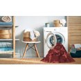 thumbnail image 2 of Ahgly Company Tapis d'Intérieur Lavables en Machine, Ronds, Transitionnels, Rouge Canneberge, Ronds de 8', 2 of 7