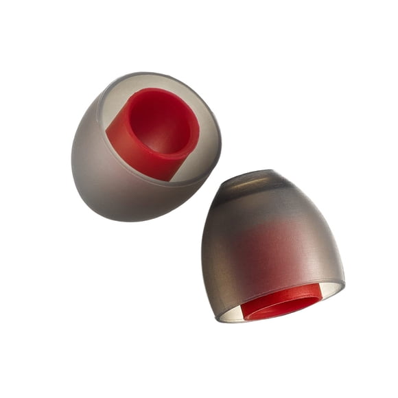SpinFit CP155 for Wide and Long IEM Nozzle - M - Patented Silicone Eartips for Replacement (2 Pairs) (for Nozzle Diameter from 6-7mm)
