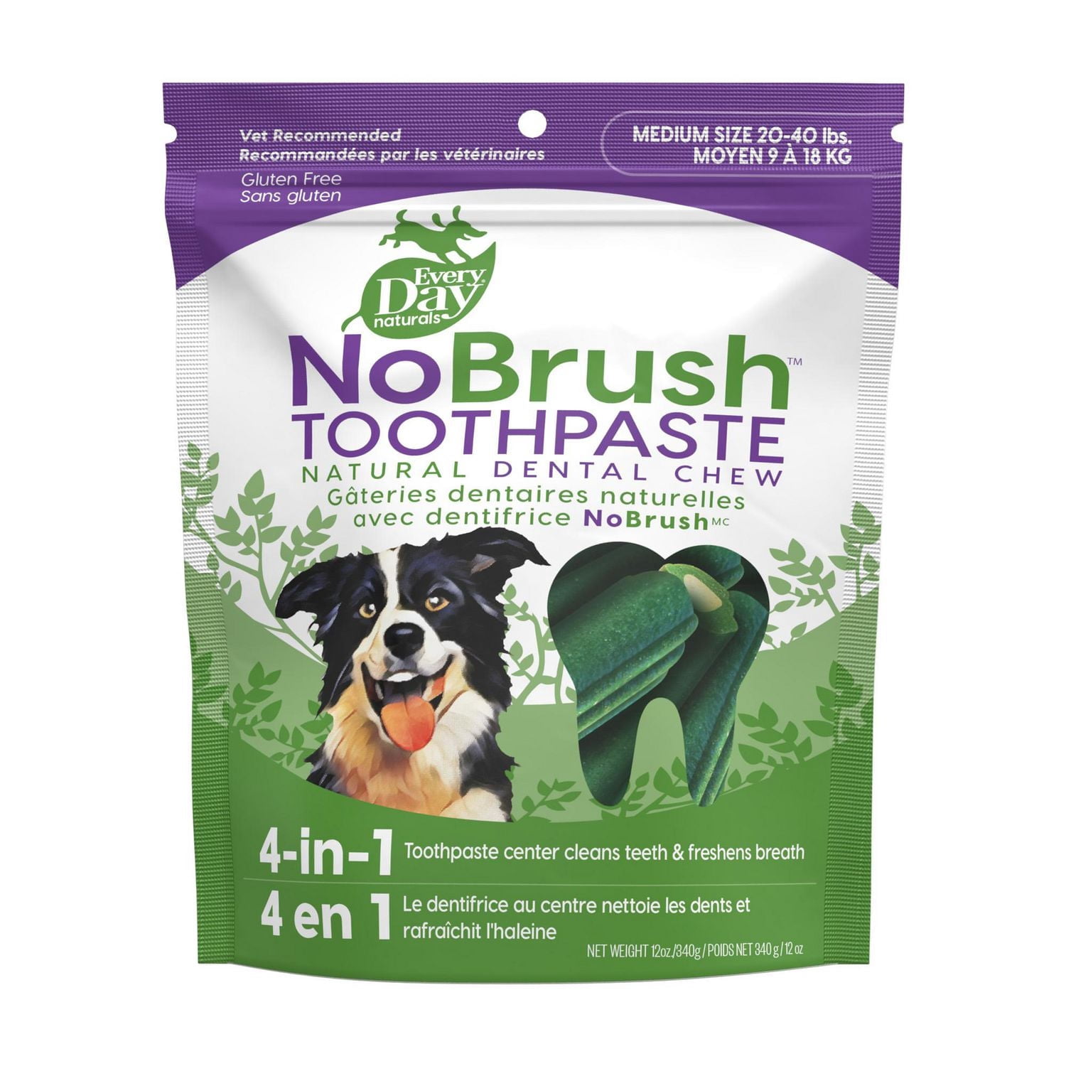 Every Day Naturals NoBrush Toothpaste Natural Dental Chew