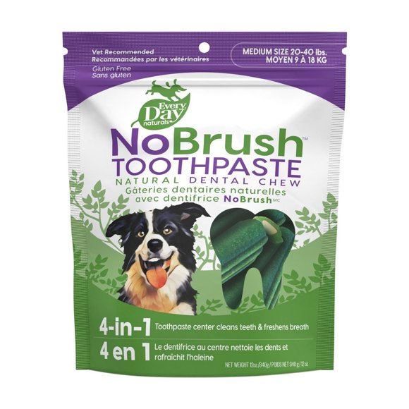 Every Day Naturals NoBrush Toothpaste Natural Dental Chew