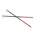 thumbnail image 3 of Marimba Mallets, Comfortable Drum Sticks Hammer Glazed Appearance Strong Toughness  For Bass Percussions Instruments White Head, 3 of 8