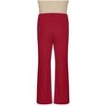 thumbnail image 4 of Xuniizn Mens Dress Pants, Solid Color Zipper Button Stretch Flared Pants with Pockets, Business Fashion Comfortable Formal Suit Trousers, 4 of 7