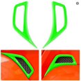 thumbnail image 1 of 2pcs Car Wheel Eyebrow Side Air Inlet Cover Sticker Trim For Jeep JL Gladiator JT 2018+ Air Conditioning Vent Outlet Decoration, 1 of 7