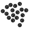 thumbnail image 1 of Unique Bargains Perles de Pêche Rondes en Plastique 12 mm Outil d'Attirail Noir 200 Pcs, 1 of 5