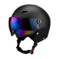 thumbnail image 2 of Almencla Lunettes de Protection pour Casque de Ski pour Adultes Casque de Planche à Roulettes pour Planche à Roulettes Noir P, 2 of 8