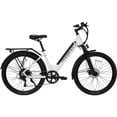 thumbnail image 1 of Phoenix Step-Thru 27.5" Front Suspension Adult Electric Bike 350W 36V/10.4AH Shimano 7-Speed Disc Brake UL2271/UL2849 Certified, Run Time: 25-40 Miles, 1 of 6