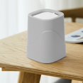 thumbnail image 1 of COM1950s Desktop Trash Can with Lid,Small Office Waste Bin for Desk and Bedroom,Portable Compact Size 7.1X4.9X4.9 Inches,Durable Plastic Easy Open Design, 1 of 9