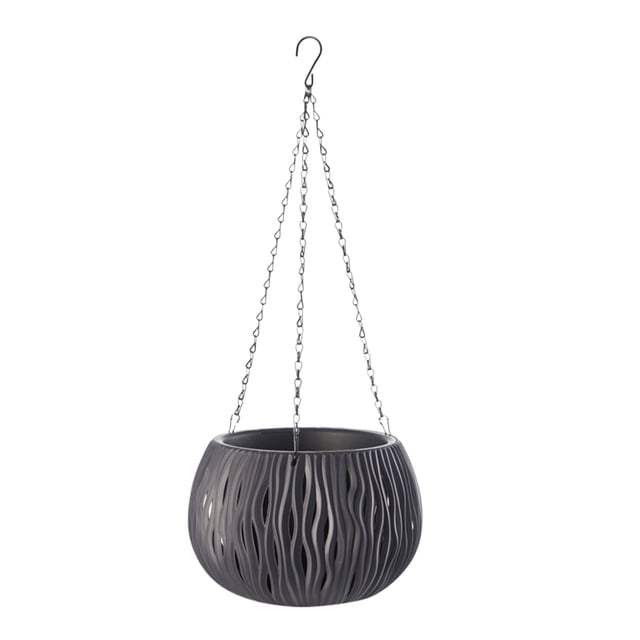 Xingzhi Decorative And Functional Outdoor Planter For Plants And Inner Liner Is Easy Dark gray large size